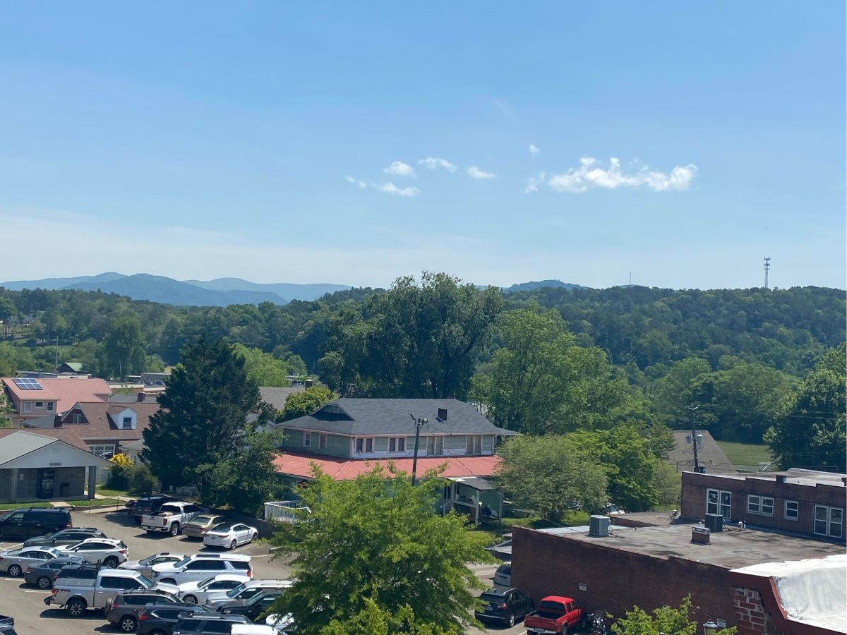 View from downtown, Ellijay, GA