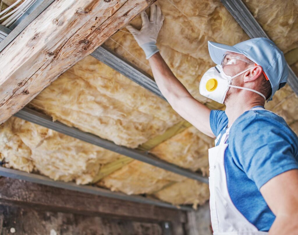 Spray foam applied by insulation contractor in Blue Ridge, GA