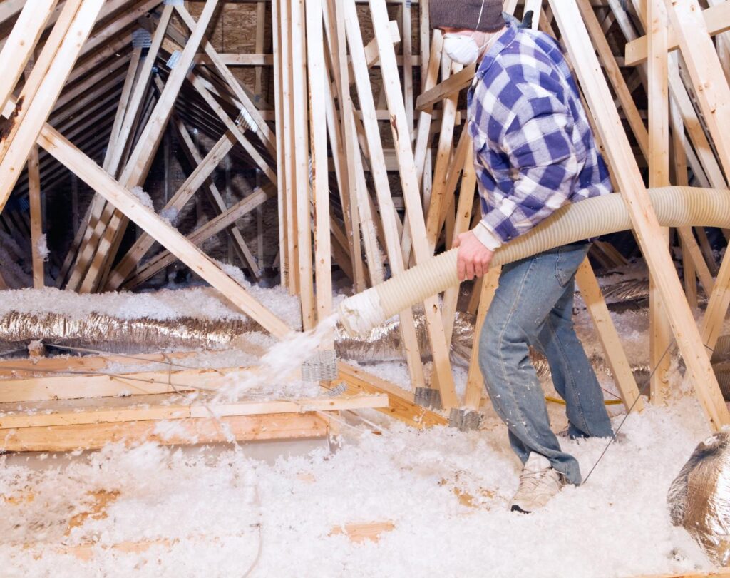 Spray foam insulation installed by insulation contractor in Varnell, GA