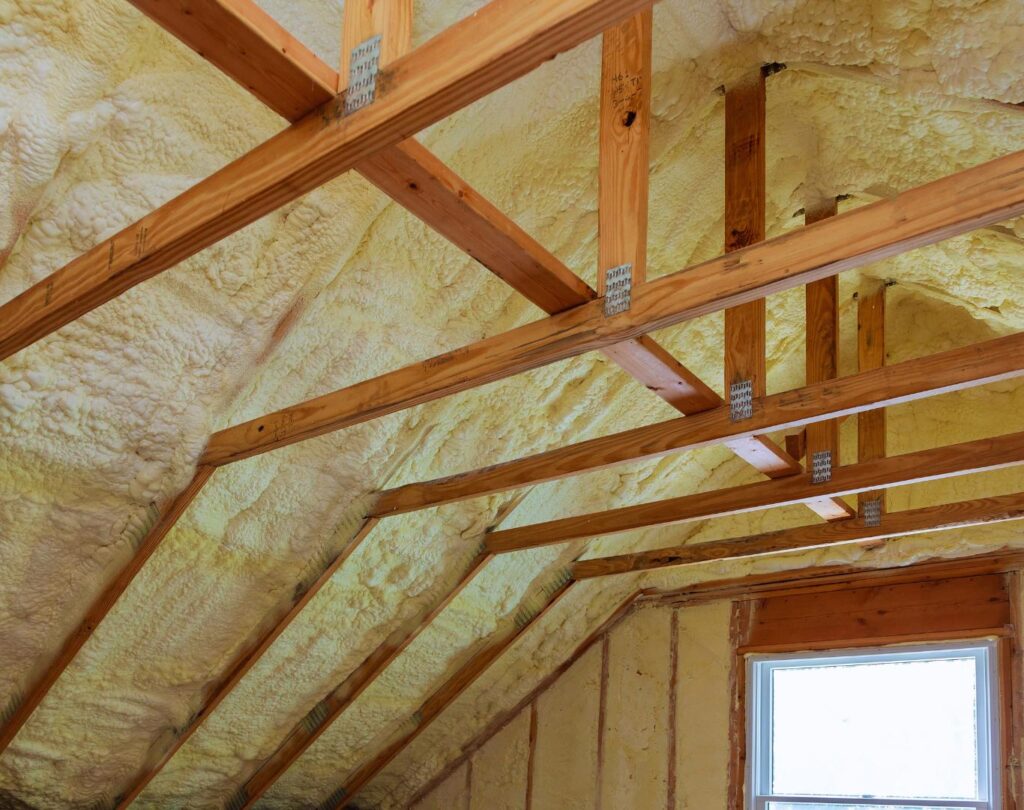 Dependable Blown In Insulation near me helping improve comfort in a Cherry Log home