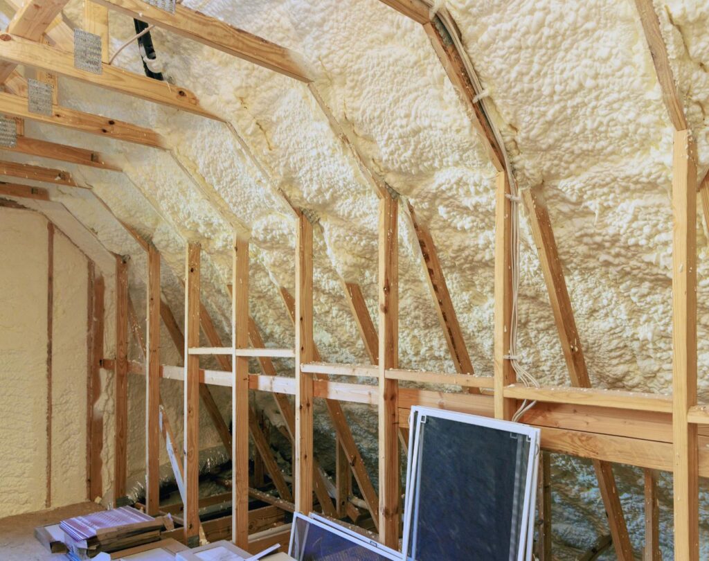 Professional Blown In Insulation in Canton, GA added for improved attic coverage